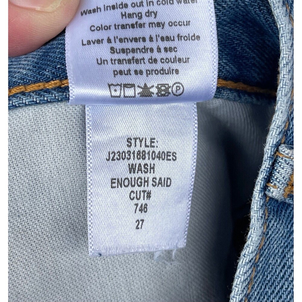 VERONICA BEARD TAYLOR RELAXED WIDE LEG
HIGH RISE DISTRESS SIZE 27 - Picture 10 of 11